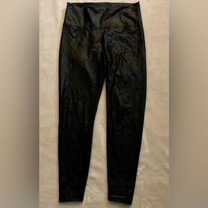 Black Faux Leather Leggings